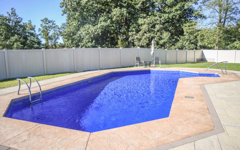 This Is A Photo Of A Custom Inground Pool Installed By Julianos In Agawam, MA