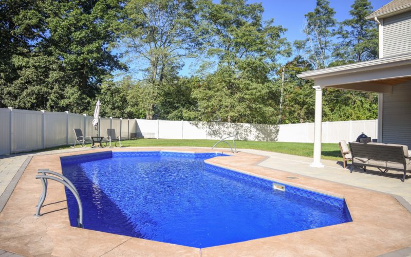 This Is A Photo Of A Custom Inground Pool Installed By Julianos In Agawam, MA