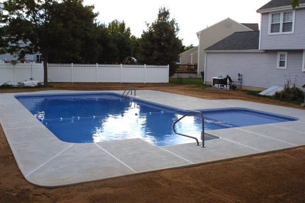 Custom L-shaped Pool Installed By Julianos