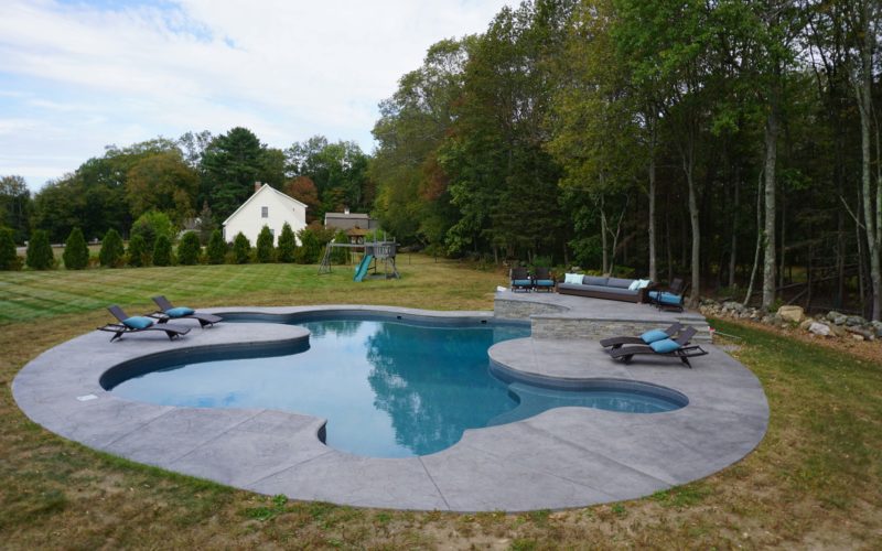 This Is A Photo Of A Custom Inground Pool Installed By Juliano's