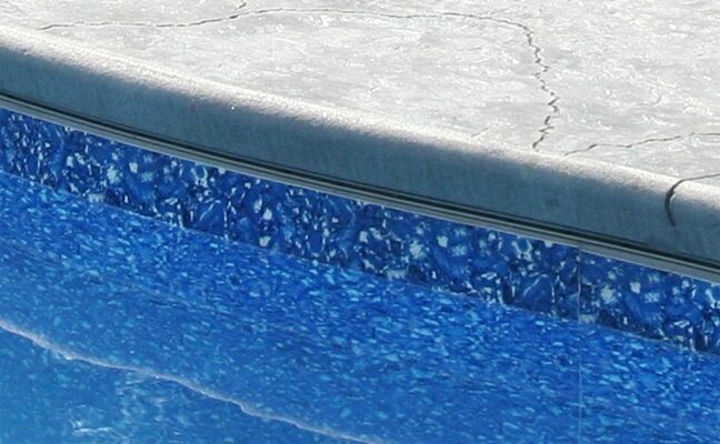 This is a blue Swimming Pool Vinyl Liner Replacement