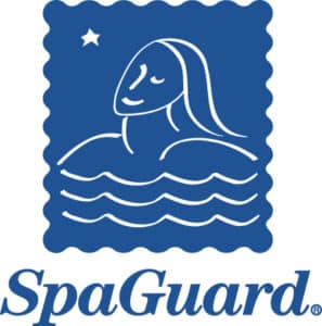 this is a photo of the spa guard logo