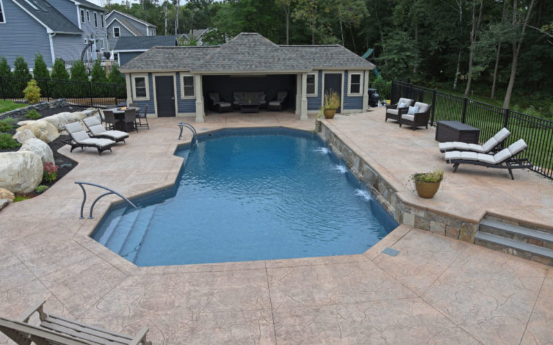 Custom Pool Landscaping - Suffield, CT