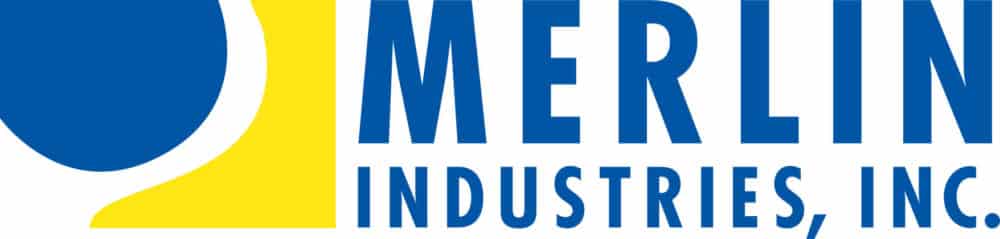 This is a Merlin Industries inc. logo