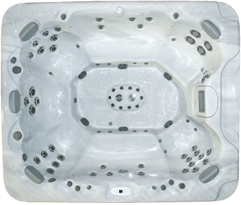 Top down photo of a broadway saratoga spa